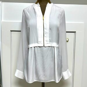 Michael Kors zip up blouse